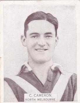 1933 Wills's Victorian Footballers (Large) #33 Charles Cameron Front